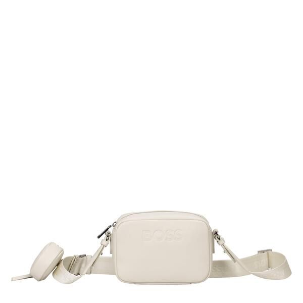 ボス レディース バッグ Boss Womens Addison Crossbody Bag with Adjustable Strap Open White ホワイト