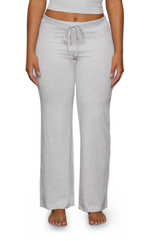 スキムズ レディース ボトムス レギンス プラスサイズ パンツ コットン SKIMStretch Cotton Sleepants Plus Regular LIGHT HEATHER GREY グレ