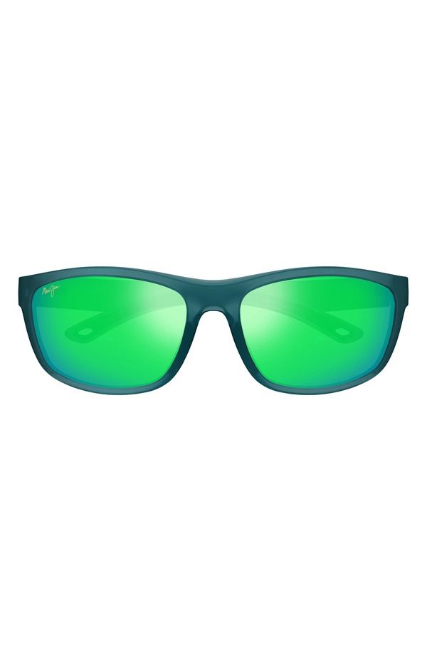 マウイジム レディース アクセサリー サングラス・アイウェア プラスサイズ Maui Jim Nuu Landing 60mm PolarizedPlus2 Rectangular Sunglasse 52,680円