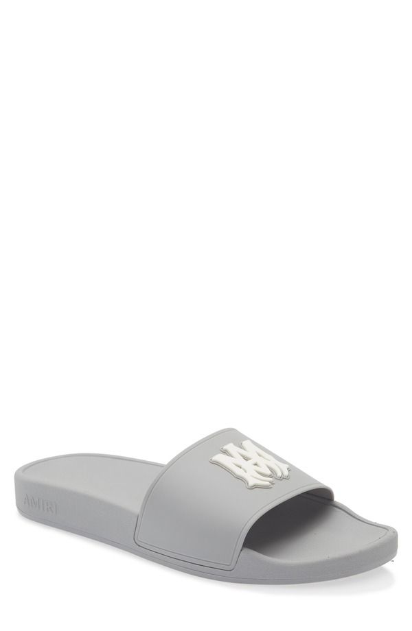 アミリ メンズ シューズ スニーカー サンダル AMIRI MA Pool Slide Sandal Men GREY グレー