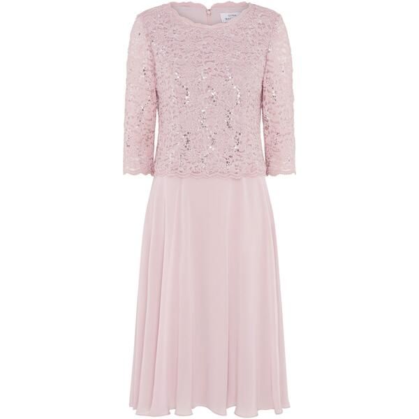 ジーナバッコーニ レディース ボトムスカート ミディワンピース ミディ Gina Bacconi Rona Midi Dress With Bodice And Skirt Shell