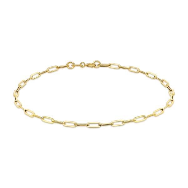 ビー ユー レディース アクセサリー ブレスレット・バングル・アンクレット Be You 9ct Gold Paper Chain Bracelet Yellow Gold イエロー