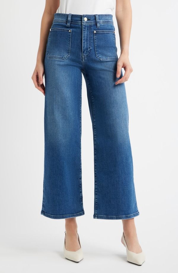 フレーム レディース ボトムス カジュアルパンツ ワイドレッグ ジーンズ FRAME Le Slim Palazzo Crop Wide Leg Jeans ARCHIVE