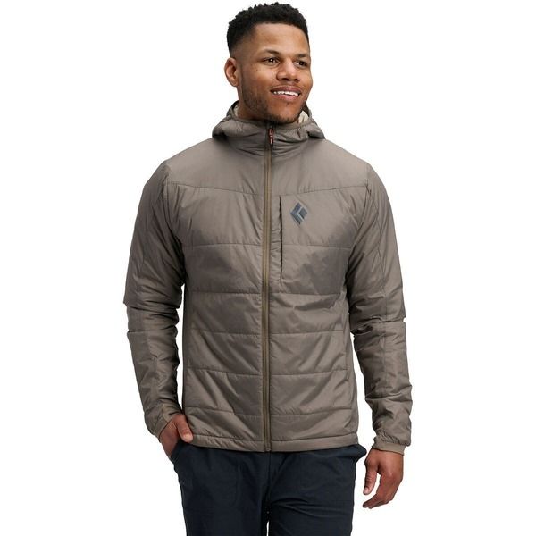 ブラックダイヤモンド メンズ アウター ジャケット・ブルゾン フーデッドジャケット Black Diamond Solution Hooded Jacket Mens Walnut