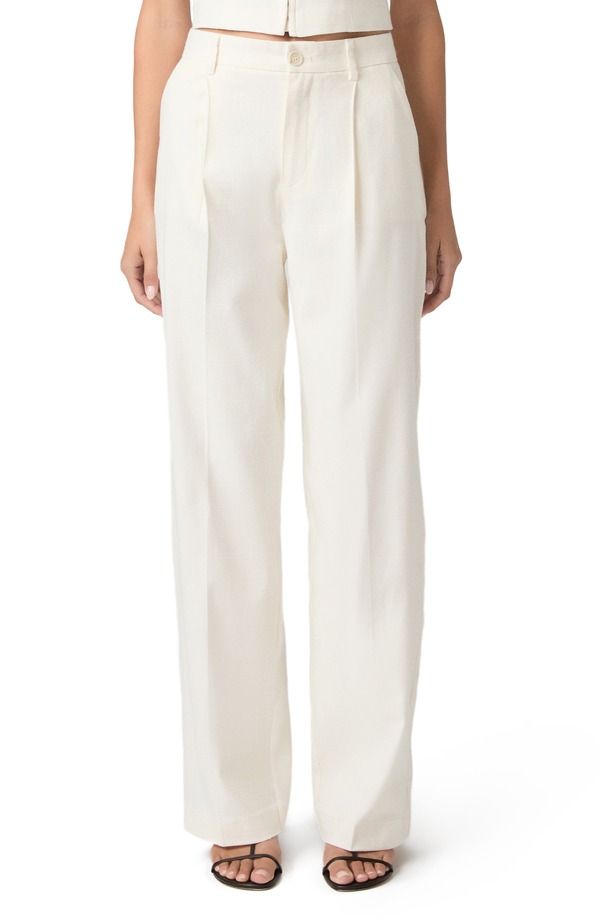 ペイジ レディース ボトムス レギンストレート プリーツ パンツ PAIGE Westin Pleated Straight Leg Pants BONE 54,480円