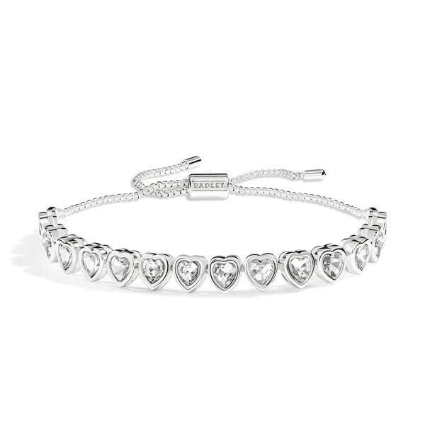 ラドリー レディース アクセサリー ブレスレット・バングル・アンクレット Radley Silver Plated Heart Stone Set Bracelet Silver シルバー