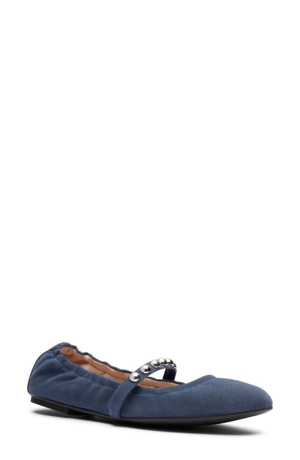 スチュアート ワイツマン レディース シューズ パンプス Stuart Weitzman Goldie Stud Ballet Flat Women STORMY BLUE SPORT SUEDE ブ 55,080円