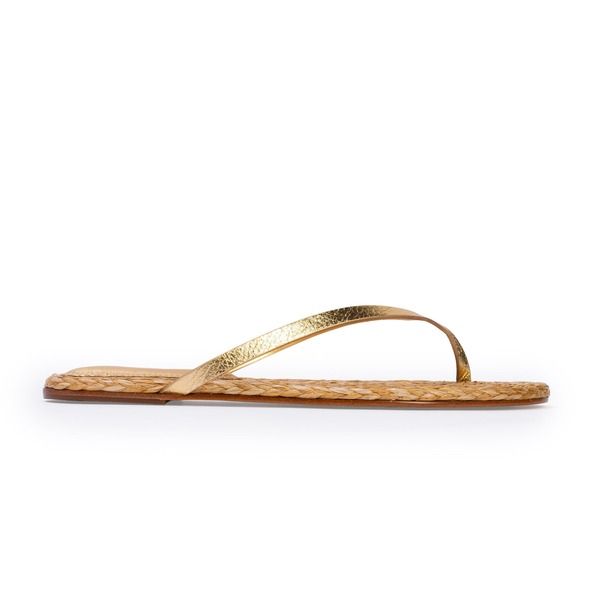 ブラックスエードスタジオ レディース シューズ サンダル BLACK SUEDE STUDIO Alaya Sandal Women Gold Leatheraffia ゴールド 55,080円