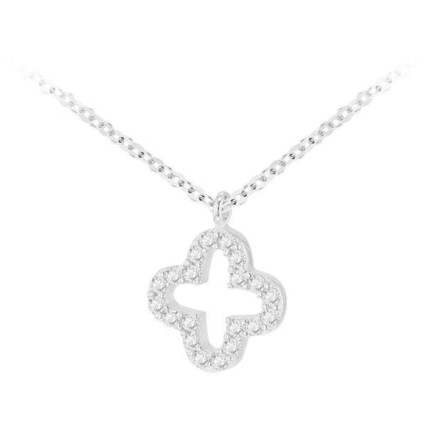 ビー ユー レディース アクセサリー ネックレス・チョーカー レース Be You 9ct White Gold CZ Petal Necklace Adjustable White Gold ホワイ 55,080円