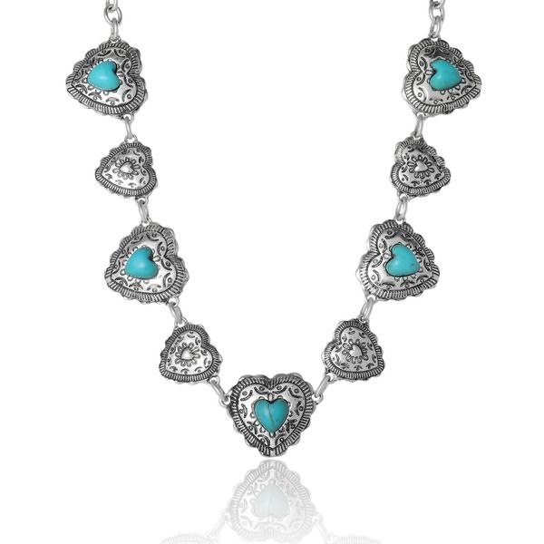 ジェシカシンプソン レディース アクセサリー ネックレス・チョーカー レース Jessica Simpson Turquoise Concho Statement Necklace Antique S 17,505円