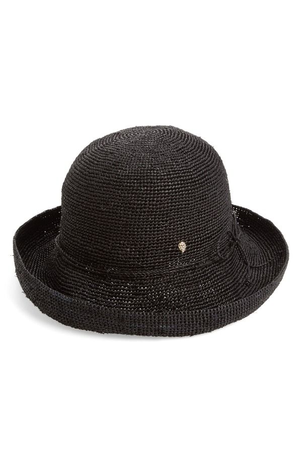 ヘレンカミンスキー レディース アクセサリー 帽子 Helen Kaminski Provence 10 Packable Raffia Hat CHARCOAL チャコール