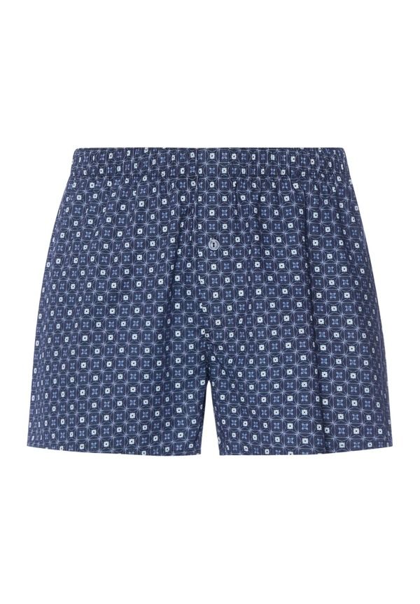 ハンロ メンズ アンダーウェア ボクサーパンツ コットン Hanro Fancy Woven Cotton Boxer Squa red Harmony
