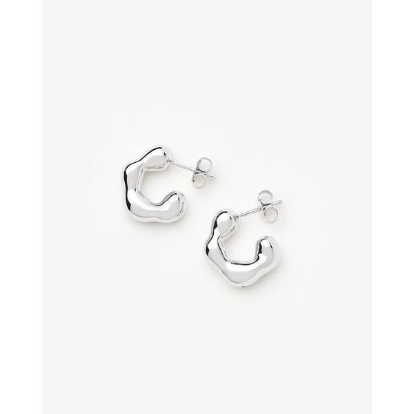 ミッソーマ レディース アクセサリー ピアス・イヤリング Missoma Eny Lee Puffy Small Hoop Earring sILVER シルバー