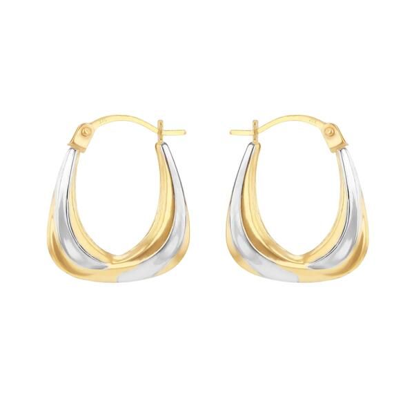 ビー ユー レディース アクセサリー ピアス・イヤリング ミニ Be You 9ct Gold 2Colour Mini Hoops Gold ゴールド