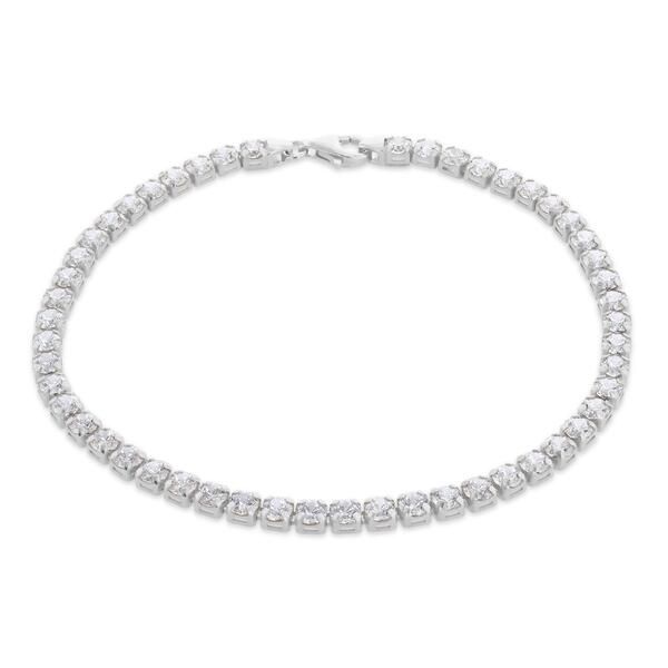 ビー ユー レディース アクセサリー ブレスレット・バングル・アンクレット Be You Sterling Silver CZ Tennis Bracelet Sterling Silver シルバー
