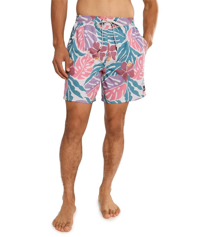 クイックシルバー メンズ 水着 ハーフパンツ・ショーツ Quik silver Mix Volley 17 Blue Coral ブルー
