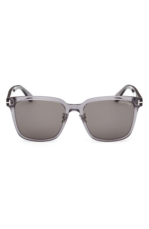 トム・フォード メンズ アクセサリー サングラス・アイウェア TOM FORD 58mm Square Sunglasses GREY SMOKE グレー