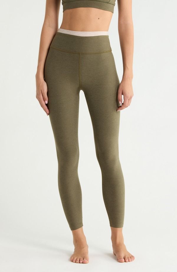 ビヨンドヨガ レディース ボトムス レギンス ハイウエスト ミディ Beyond Yoga Space Dye High Waist Midi Leggings BEYOND OLIVE HEATHE 17,136円