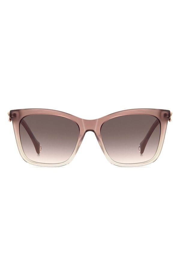 キャロライナヘレラ レディース アクセサリー サングラス・アイウェア Carolina Herrera Her 55mm Gradient Rectangular SunglassesAND PINK 59,280円