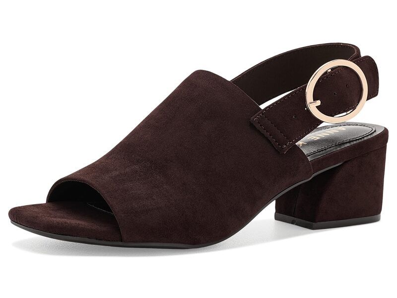 アンクライン レディース シューズ ヒール Anne Klein Maddy Chocolate Brown Micro ブラウン