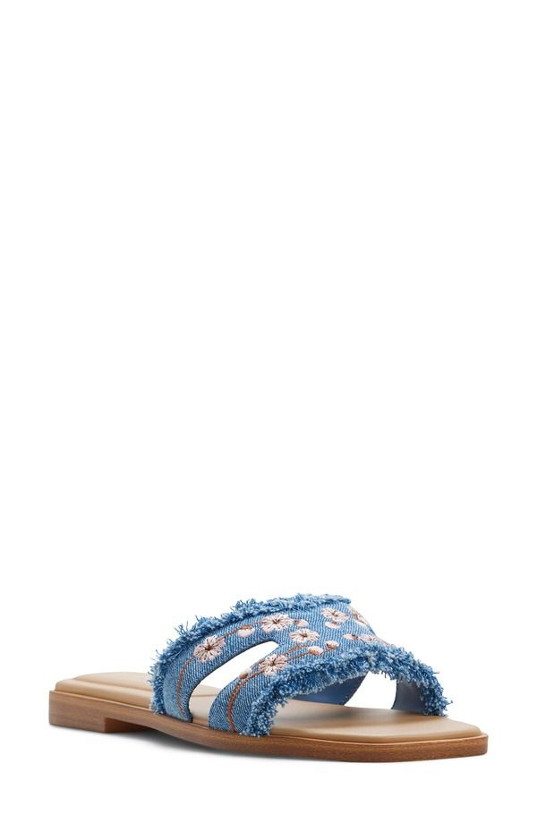 アルド レディース シューズ サンダル ALDO Itsandal Slide Sandal Women BLUE COMBO ブルー