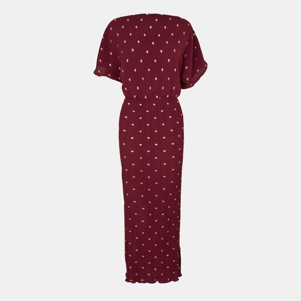 ネバーフリードレスド レディース トップス ワンピース マキシ Never Fully Dressed Womens Tilly Long Maxi Dress Burgundy バーガンディ