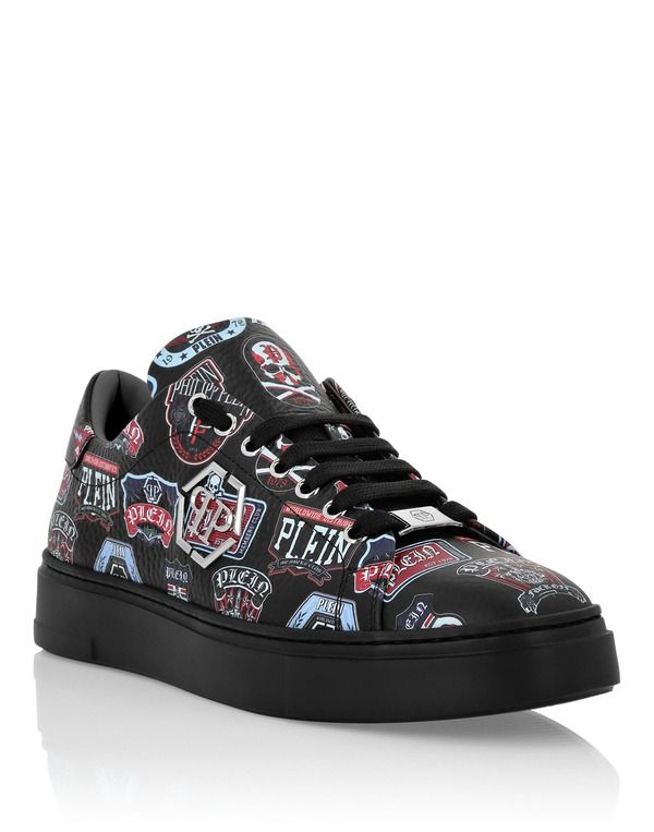 フィリッププレイン メンズ シューズ スニーカー PHILIPPLEIN LoTop Sneakers Carson Patches Men Men blackblack ブラック