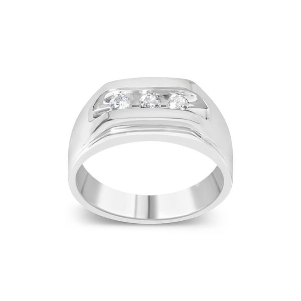 ハウスオブブリリアンス レディース アクセサリー 指輪 Haus of Brilliance Mensilver 13 Cttw Diamond Channel Set 3 Stone Ring Ba 55,990円