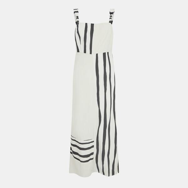 フレンチコネクション レディース トップス ワンピース マキシ French Connection Womens Genevieve Flowing Maxi Dress WhiteBlack ホワイ