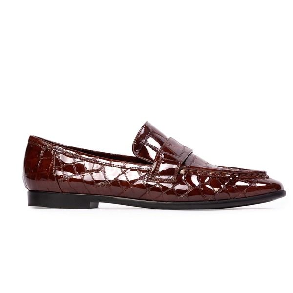 ブラックスエードスタジオ レディース シューズ パンプス ローファー BLACK SUEDE STUDIO Arrow Croc Loafer Women Cinnamon Croc Patent L 58,190円