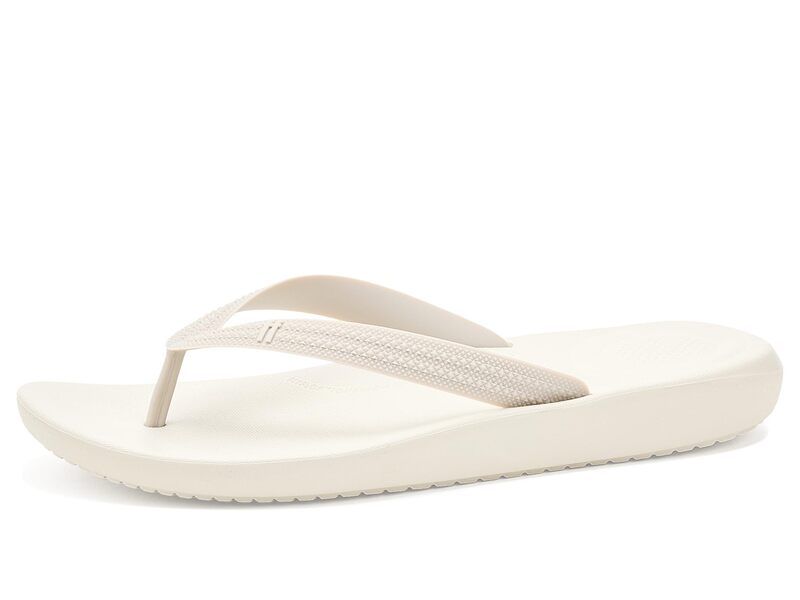 フィットフロップ メンズ シューズ サンダル FitFlop Iqushion Textu redStrap FlipFlops Pale GreyParis Beige グレー