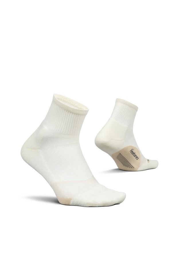 フィーチャー レディース アンダーウェア 靴下 Feetures Elite Light Cushion Quarter Solid Sport Sock with Targeted Compress 6,825円