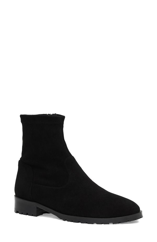 アクアタリア レディース シューズ ブーツ・レインブーツ Aquatalia Romeo Waterproof Bootie Women BLACK SUEDE ブラック