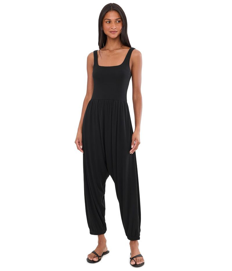 スピリチュアルギャングスタ レディース トップス ジャンプスーツ Spiritual Gangster Baja Jumpsuit Black ブラック