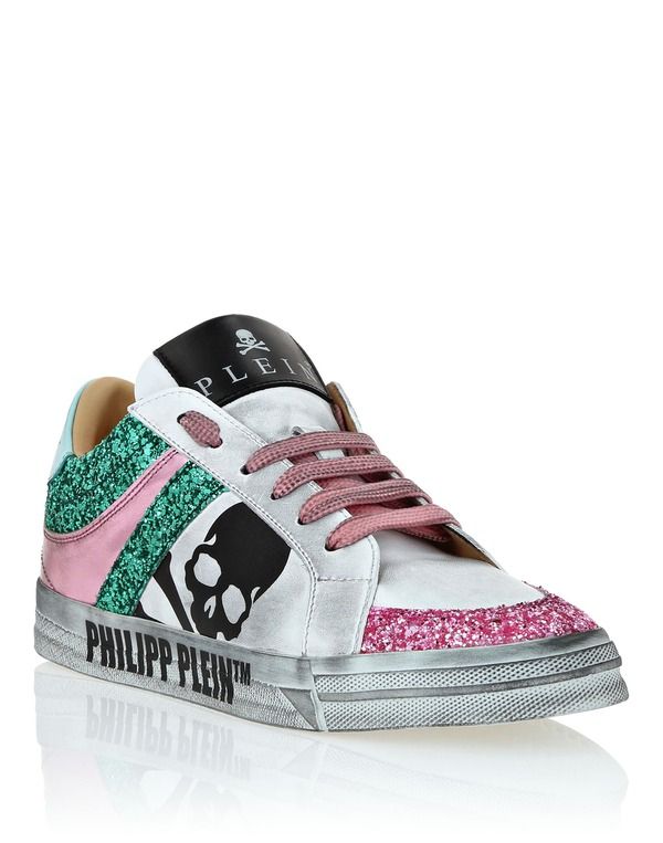 フィリッププレイン レディース シューズ スニーカー PHILIPPLEIN LoTop Sneakerskull Women Women turquoise ターコイズ