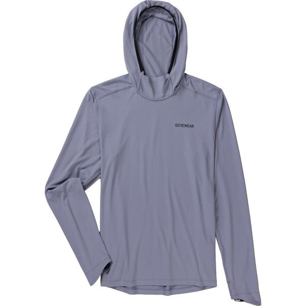 ゴアウェア メンズ トップス シャツ パーカー GOREWEAR Everyday Techoodie Mens Amethyst Grey グレー