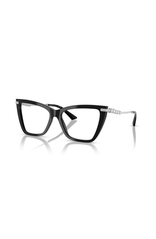 ジミーチュー レディース アクセサリー サングラス・アイウェア Jimmy Choo 55mm Cat Eye optical glasses Black ブラック