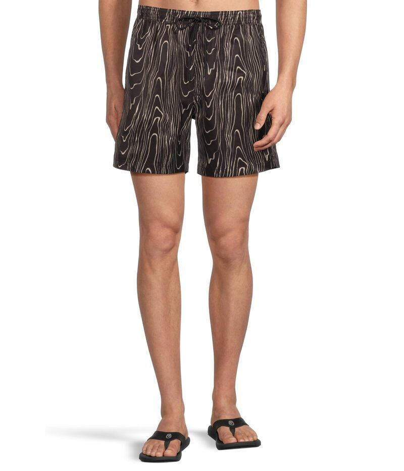 チャビーズ メンズ ボトムス ハーフパンツ・ショーツ ショートパンツ Chubbies The Waveforms 6 Freestyle Shorts Black Pattern Base Plai 8,480円