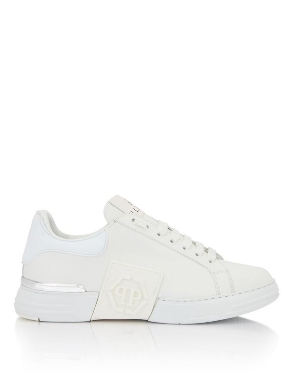 フィリッププレイン レディース シューズ スニーカー PHILIPPLEIN LowTop Sneakers Phantom Kick Unisex Unisex white ホワイト