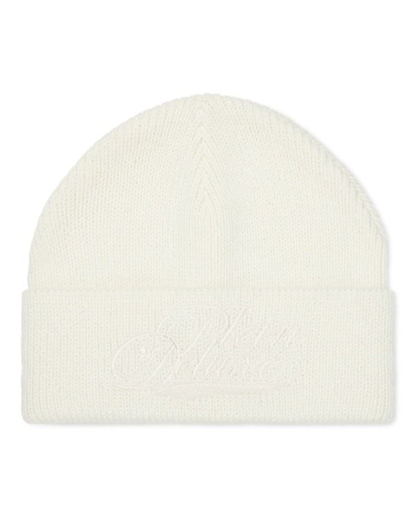 フィリッププレイン レディース アクセサリー 帽子 PHILIPPLEIN Beanie Hat Plein Deluxe Unisex white ホワイト