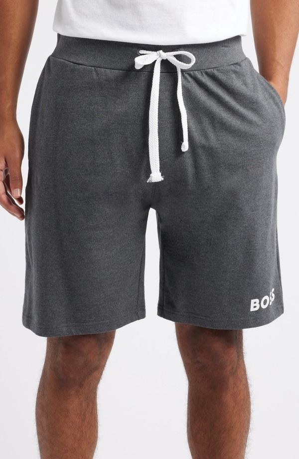 ボス メンズ ボトムス ハーフパンツ・ショーツ ショートパンツ BOSS Mens Ease Pajama Shorts GREY グレー