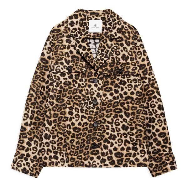 アニービン レディース アウター ジャケット・ブルゾン Anine Bing Womens Flynn Jacket Leopard アニマル
