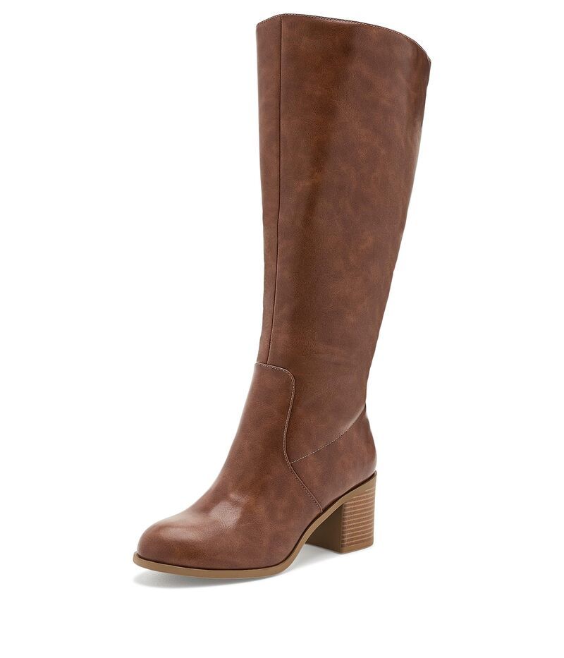 ジュルネ コレクション レディース シューズ ブーツ・レインブーツ Journee Collection Romilly Wide Calf Brown ブラウン