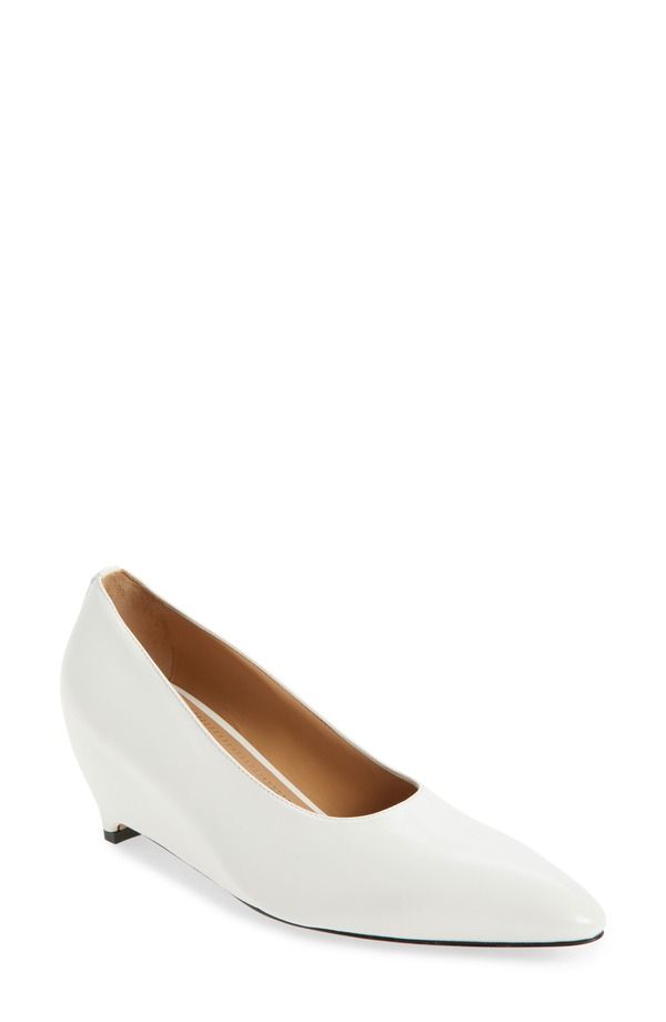 マルタンマルジェラ レディース シューズ パンプス Maison Margiela Wedge Pointed Toe Pump WHITE ホワイト 75,240円