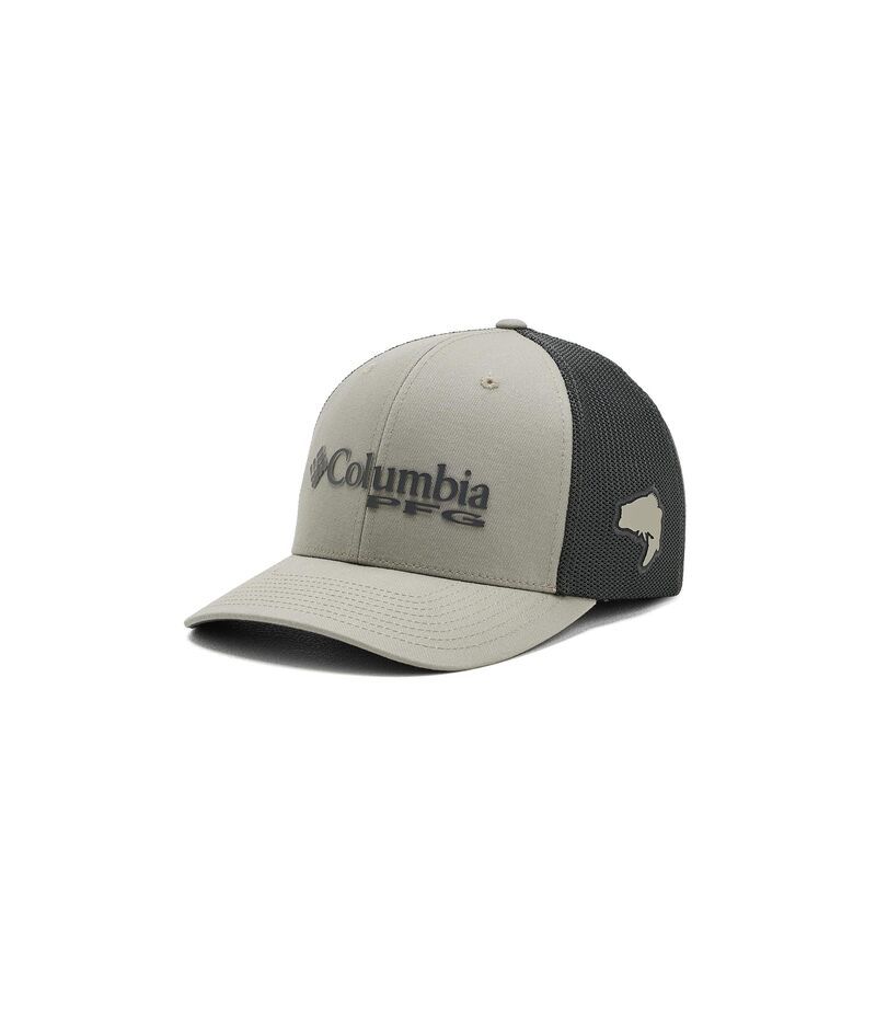 コロンビア メンズ アクセサリー 帽子 メッシュ キャップ ロゴ Columbia PFG Logo Mesh Ball Cap Grey GreenGril グレー