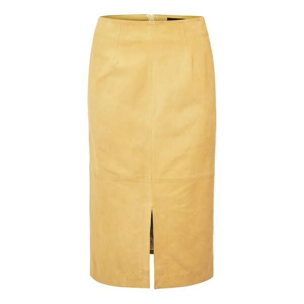 ボス レディース アウター ジャケット・ブルゾン レザー Bosselavie 102592101 Leather Jacket Womens Open Yellow イエロー