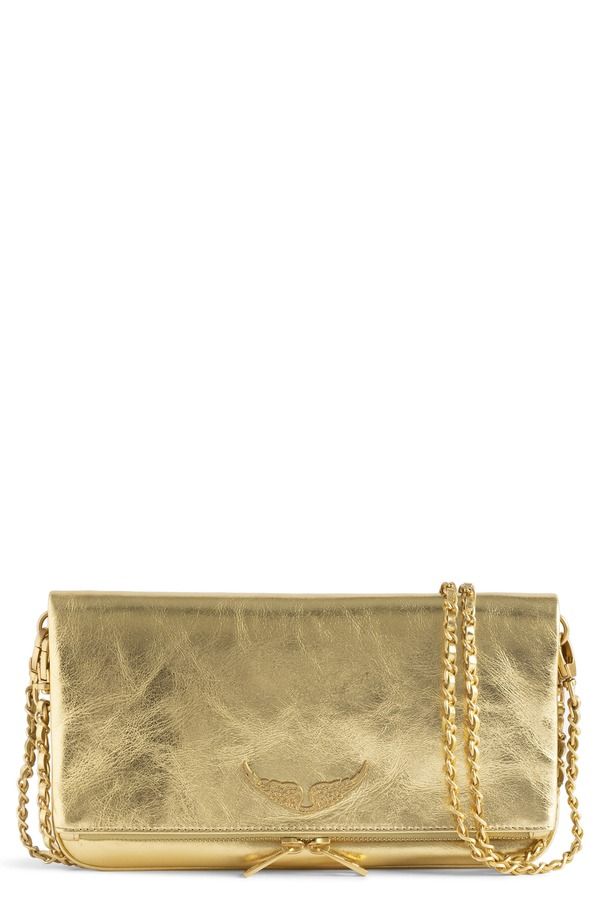 ザディグ エ ヴォルテール レディース バッグ ヴィンテージ トール Zadig Voltaire Rock Vintage Metallicrossbody BagOLD ゴールド