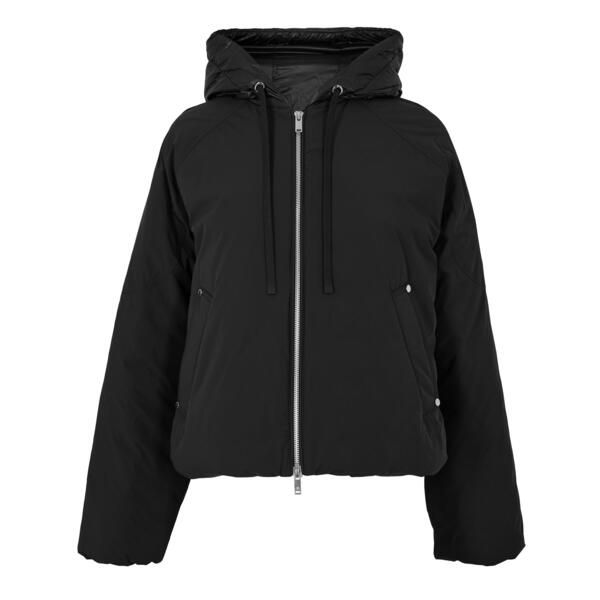 ムースナックル レディース アウター ジャケット・ブルゾン Moose Knuckles Womens Tegan Bomber Jacket Black ブラック