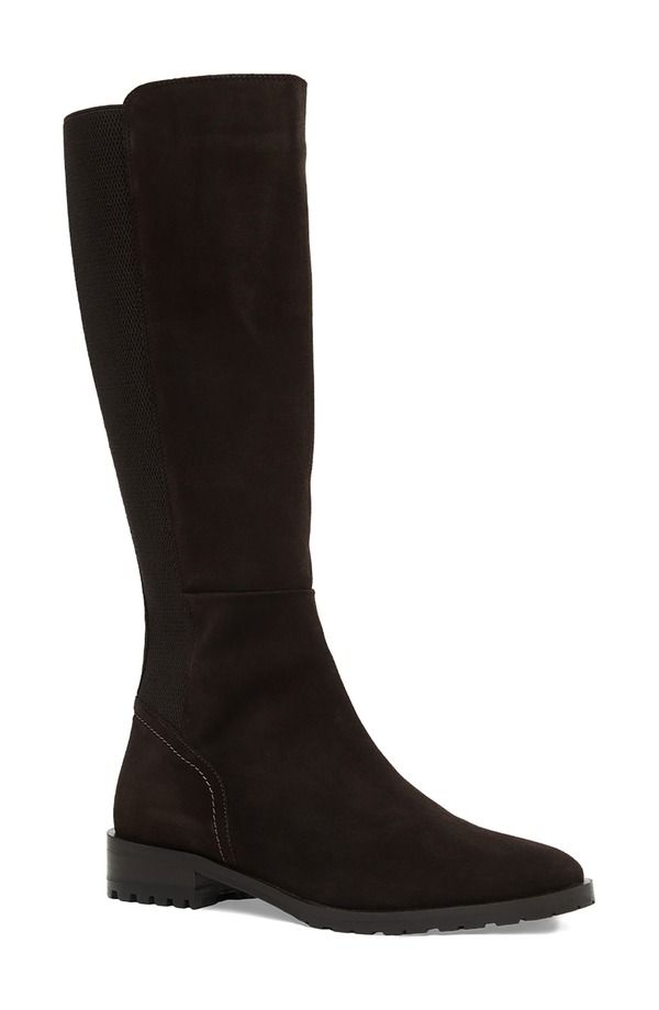 アクアタリア レディース シューズ ブーツ・レインブーツ Aquatalia Romello Waterproof Knee High Boot Women ESPRESSO SUEDE 77,990円