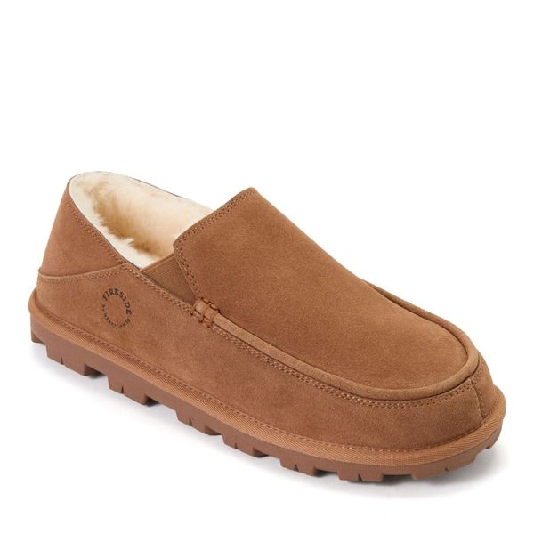 ディアフォームズ メンズ シューズ サンダル ローファー Dearfoams Fireside Shepparton Waterepellent Loafer Men Chestnut